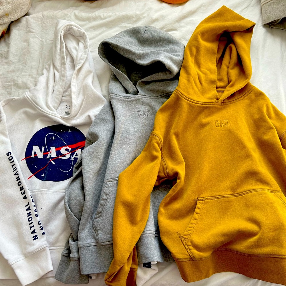 Set of 3 - Boys Gap Hoodies Size L (10)